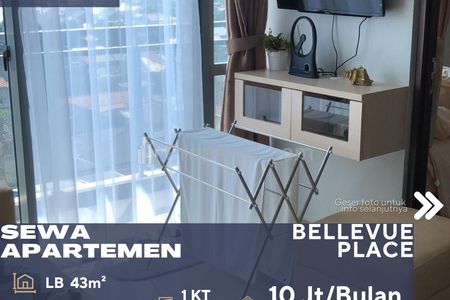 Disewakan Apartemen Bellevue Place 1BR Full Furnished di Tebet Jakarta Selatan