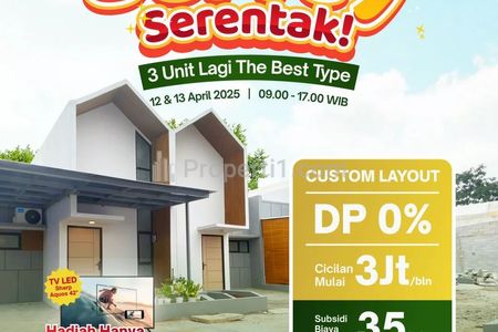 Rumah Dijual Ready Stok Dalam Perumahan Cimuning di Bekasi