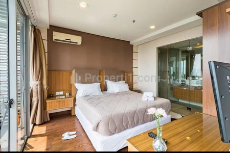For Rent Apartment Kemang Mansion in South Jakarta - 1 BR Fully Furnished and Best View