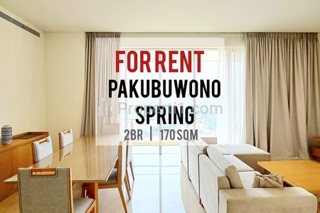 Sewa Apartemen Pakubuwono Spring, Ready Tipe 2+1 BR 170sqm Furnished, Bagus & Best View, Direct Owner