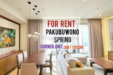 Sewa Apartemen Pakubuwono Spring, Ready, 2BR 170sqm Furnished & Bagus, Direct Owner - Yani Lim 08174969303