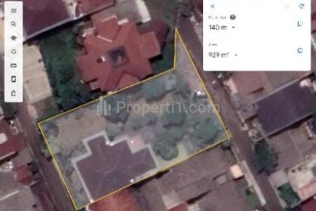 Dijual Tanah di Komplek DPR Bintaro Jaya, Tangerang Selatan