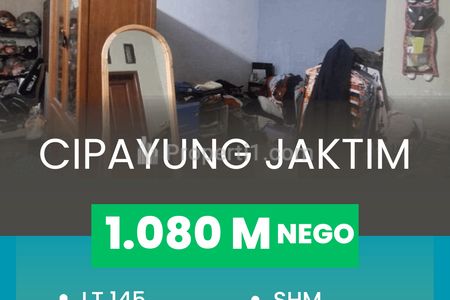 Dijual Rumah di Cipayung Jakarta Timur Siap Huni 1 Lantai Dekat ke Tol JORR
