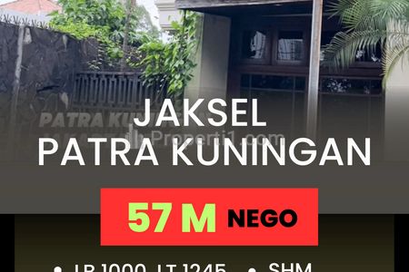 Jual Rumah Jaksel Kuningan 2 Lantai Cakep Mewah Luas Dekat ke Jalan Gatot Subroto