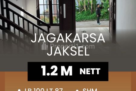 Jual Rumah Jaksel Jagakarsa Setu Babakan Cakep 2 Lantai Dekat ke Stasiun Lenteng Agung
