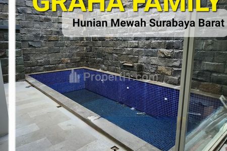 Disewakan Rumah Graha Family Surabaya Area Pakuwon Indah, Citraland, Bukit Darmo Golf, Dian Istana, Royal Residence, WBM