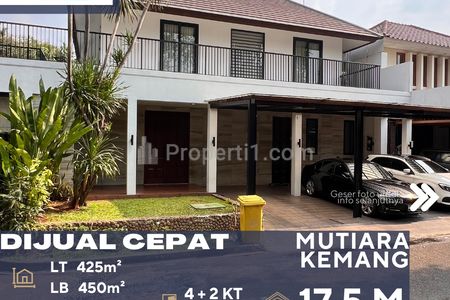 Dijual Rumah Cantik dan Nyaman Dalam Komplek Unit Terbatas di Kemang Jakarta Selatan