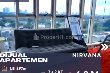 Dijual Apartemen Nirvana 3BR Semi Furnished di Kemang Jakarta Selatan