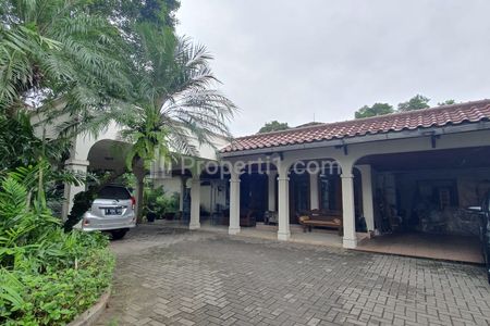 Jual Rumah Klasik Ngantong Luas 2002 m2 di Raya Benda, Kemang, Dekat Ampera, Simatupang, Kawasan Komersil, Mampang Prapatan, Jakarta Selatan