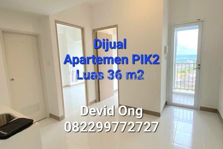 Dijual Apartemen PIK 2 Luas 36 m2 Tipe 2 BR Unfurnished