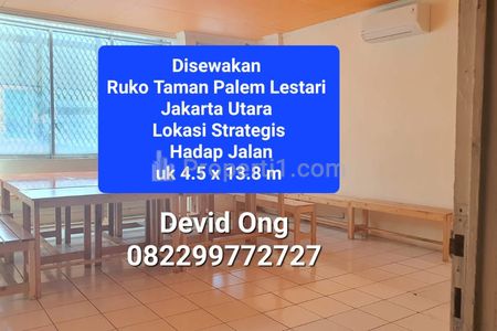 Disewakan Ruko Taman Palem Lestari 3,5 Lantai di Jakarta Barat