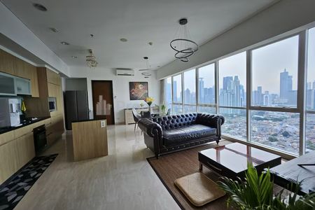 Sewa Apartemen Mewah Setiabudi Sky Garden 3+1BR Fully Furnished dan View Cantik