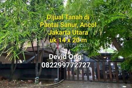 Dijual Tanah Pantai Sanur di Ancol, Jakarta Utara