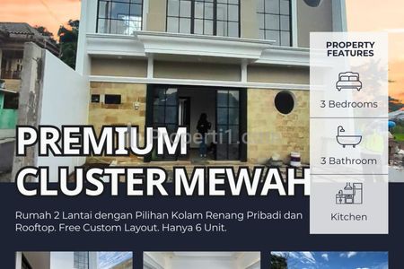 Dijual Rumah Mewah 2 Lantai dalam Cluster Dekat SMA Budi Mulia Jalan Tajem Sleman