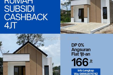 Dijual Murah Rumah Subsidi Sumedang Tanpa DP Strategis di Tanjungsari Sumedang, Dekat Toll Pamulihan