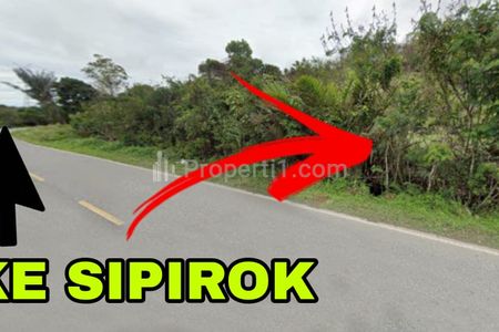Jual Tanah Pinggir Jalan Lintas Tarutung - Sipirok, Tapanuli Selatan