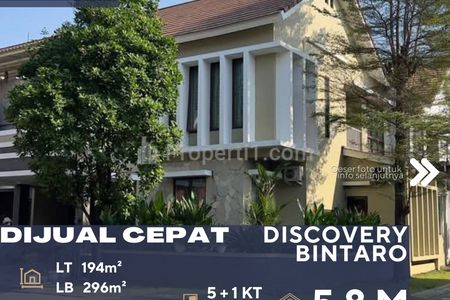 Dijual Rumah Mewah Nyaman Eksklusif Lokasi Strategis Siap Huni di Bintaro Tangerang Selatan