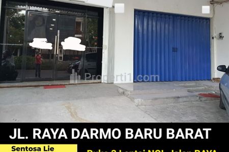 Disewakan Ruko Darmo Baru Barat - Darmo Permai - Surabaya Barat - Nol Jalan - Parkiran Mobil Luas