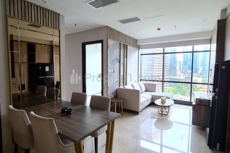Sewa Apartemen Sudirman Suites 3BR Fully Furnished – Jakarta Pusat