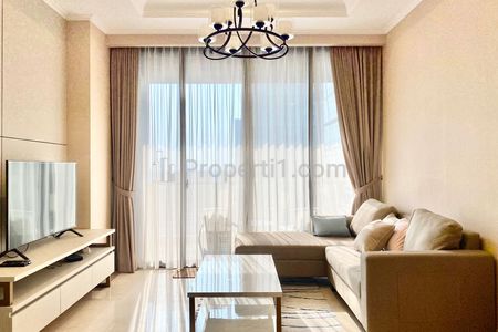 Disewakan Apartment Mewah District 8 Tipe 1BR Full Modern Furnished - Prime Location in South Jakarta