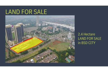 Dijual Kavling Komersial Siap Bangun Siap Untung di CBD BSD City