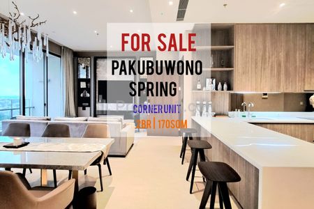 Jual Cepat Apartemen Pakubuwono Spring, Corner Layout & Pool View, 2 BR 170sqm, Furnished, Siap Pakai, Direct Owner - Yani Lim 08174969303