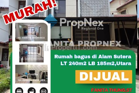 Jual MURAH! Rumah di Alam Sutera Tangerang - 4+1 Kamar Furnished Bagus