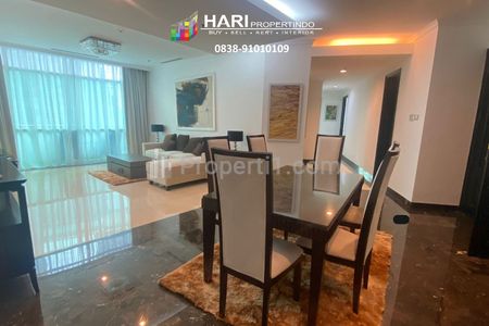 FOR RENT Apartment Bellagio Mansion Mega Kuningan 3+1 BR Beside Hotel Ritz Carlton - Private Lift Furnished Close to LRT MRT BUSWAY