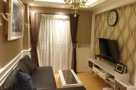 For Rent Apartemen Signature Park Grande MT Haryono - 2 Bedroom Fully Furnished, Lantai Rendah