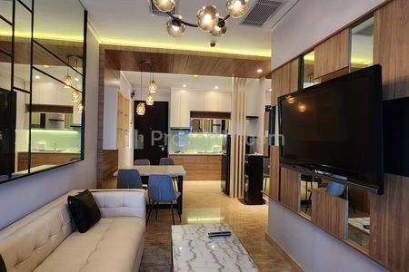 Disewakan Apartemen Sudirman Suites Jakarta Pusat 2+1BR Semi FURNISED