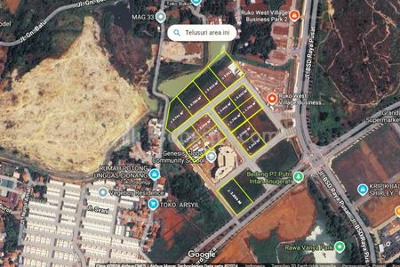 Dijual Kavling Komersial West Village Lokasi Dekat Grandlucky BSD City Tangerang
