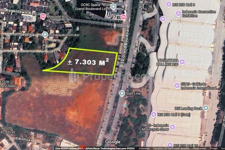 Dijual Kavling Komersial Depan ICE BSD City Strategis Siap Bangun di Tangerang