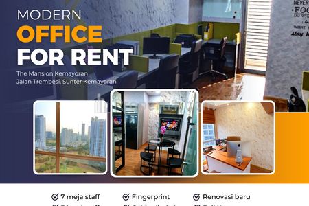 Jual Office Space Bagus di The Mansion Kemayoran Tower Fontana Jakarta Utara
