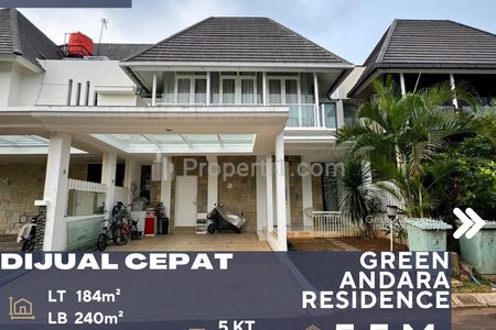 Dijual Rumah di Green Andara Residence 2 Lantai Siap Huni di Cinere Depok