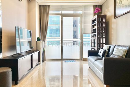 Disewakan South Hills Apartment Tipe 2BR Full Modern Furnished with Balcony - Strategic Location in South Jakarta