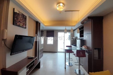 Dijual Apartemen Royal Mediterania Garden Residences Tipe 2+1BR Furnished Luas 53,5m2
