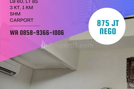 Jual Rumah di Pondok Petir Depok, 2 Lantai Cakep, Dekat ke The Park Sawangan
