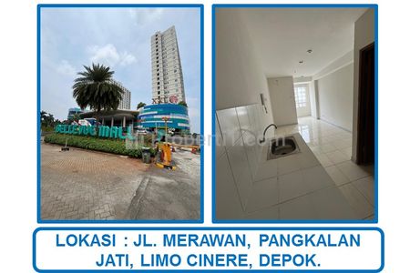 Jual Cepat Apartemen Cinere Bellevue Suite Tipe Studio di Jl. Merawan, Pangkalan Jati, Limo Cinere, Depok
