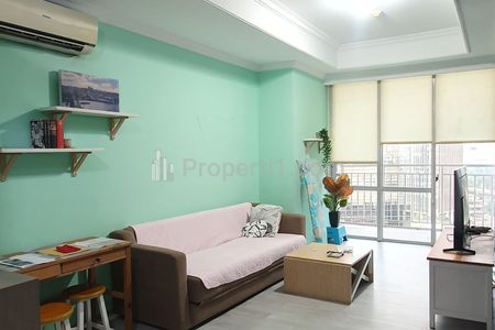 DIJUAL MURAH Apartemen Denpasar Residence Kuningan City 1BR - Furnish Dekat ke LRT MRT Busway Ambasador Lotte Kokas Bisa KPA Bank