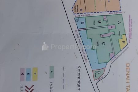 Jual Tanah Murah Bawah NJOP HGB Luas 9,8 Hektar di Raya Sawangan, Depok, Jawa Barat