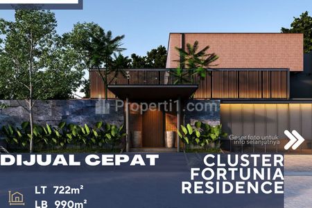Dijual Rumah Mewah 2 Lantai Premium Material Siap Huni Dalam Cluster di Pamulang Tangerang Selatan