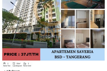 Disewakan Apartemen Saveria, BSD - Tangerang
