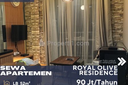 Disewakan Apartemen Royal Olive Residence 2BR Fully Furnish di Pejaten Jakarta Selatan