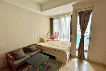 Disewakan Apartemen Menteng Park Tower Diamond Type Studio Full Furnished, dekat TIM, RSCM, Bunda Hospital, dan Kampus UI Salemba