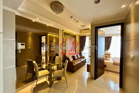 Sewa Apartemen Menteng Park Tower Sapphire Type 2 Bedroom Full Furnished, Dekat TIM, RSCM, Bunda Hospital, dan Kampus UI Salemb