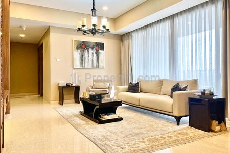 For Lease Luxurious Apartment at 1Park Avenue Strategic Location in South Jakarta - 2+1BR Full Modern Furnished
