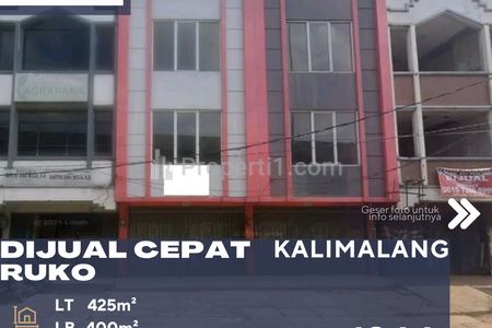 Dijual 2 Ruko Gandeng 4 Lantai Siap Huni Baru Renovasi Lokasi Sangat Strategis di Kawasan Komersil di Kalimalang Bekasi