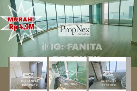Jual JUNIOR PENTHOUSE! Apartemen ST. MORITZ Tower New Presidential 3BR+1 - Tipe UNIK PRIVATE JACUZI! Keren Banget View 180 Derajat!