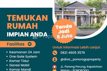 DIJUAL PERUMAHAN SYARIAH PONOROGO
