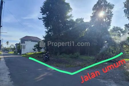 Jual Tanah Murah Strategis Pinggir Jalan Sempu Wedomartani Yogyakarta